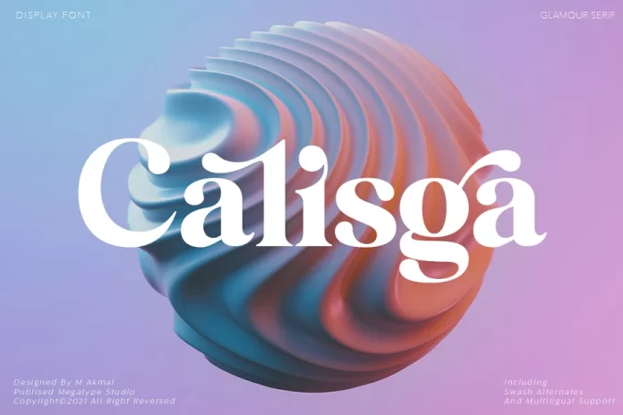 Calisga Typeface Font