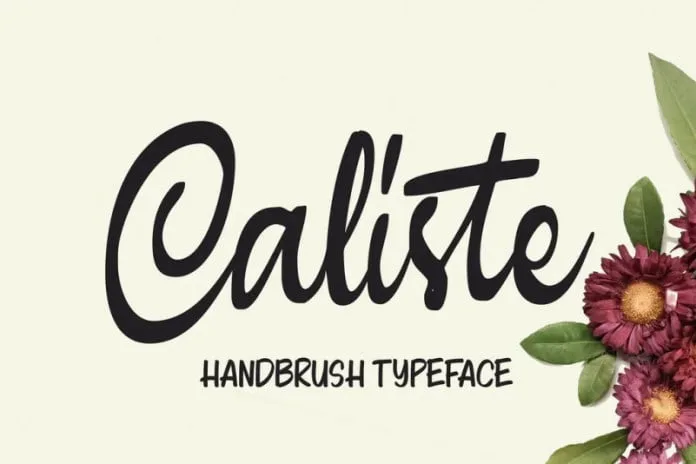 Caliste Script Font
