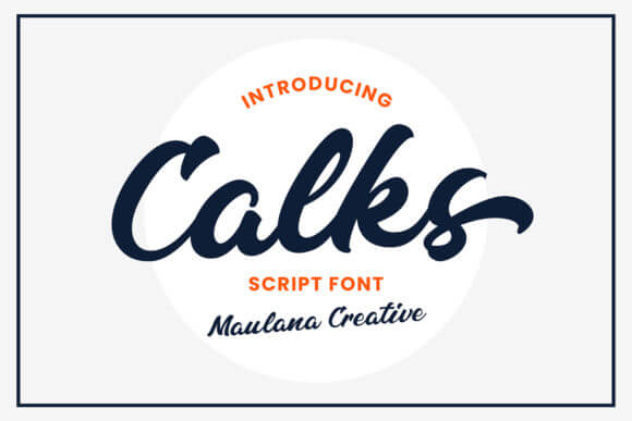 Calks Font