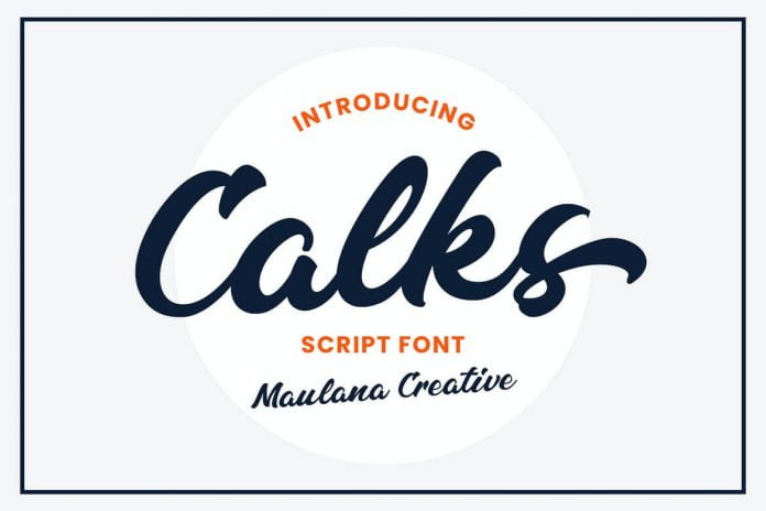 Calks Script Font