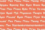 Calli Cat - Layered Display Font