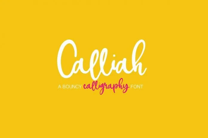 Calliah Font