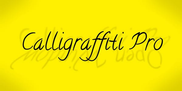 Calligraffiti Pro Font