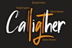 Calligther Handbrush Font