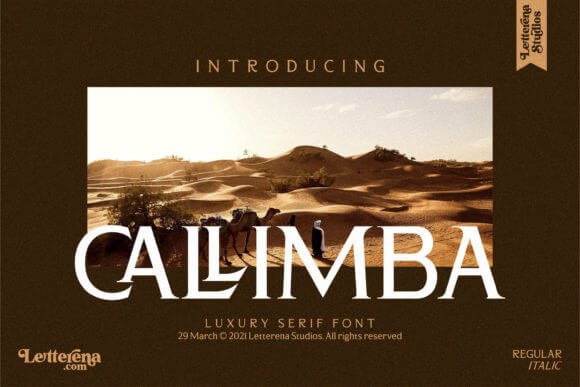 Callimba Font
