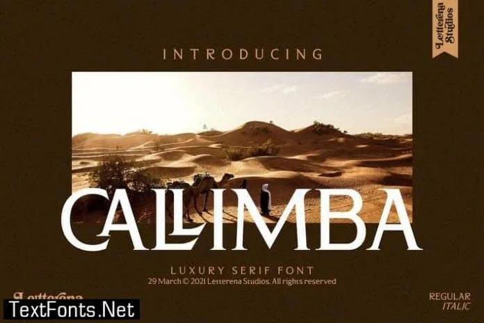 Callimba Serif Font LS Font