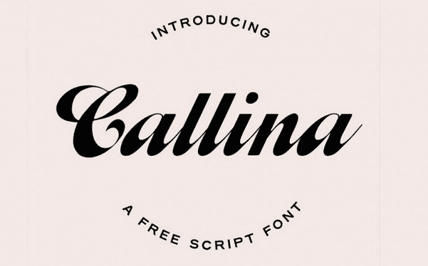 Callina Script Font