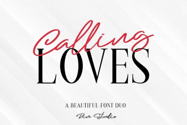 Calling Loves Font