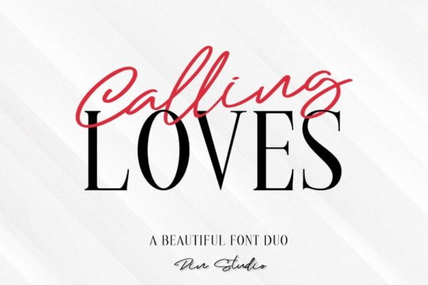 Calling Loves Font