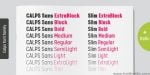 Calps Sans Font Family