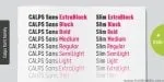 Calps Sans Font Family