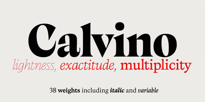 Calvino Font Family