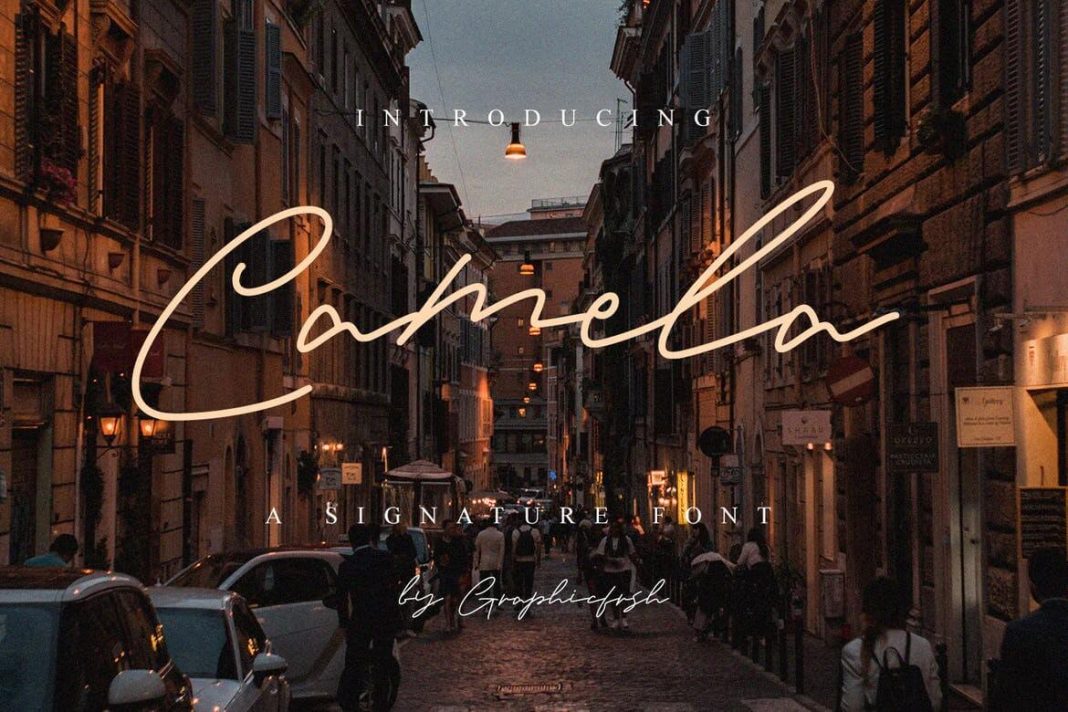 Camela - Beauty Signature Font