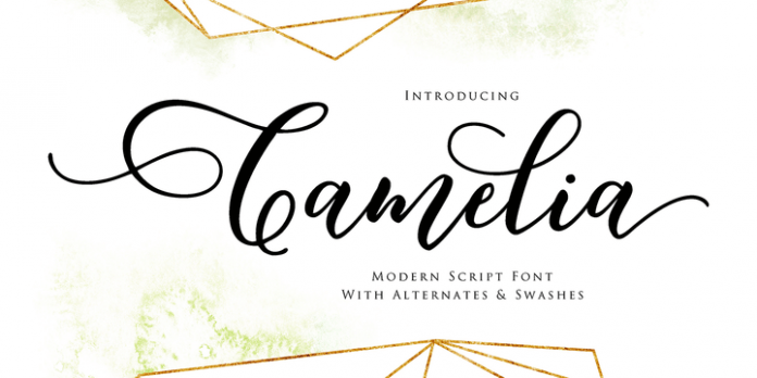 Camelia Script Font Family