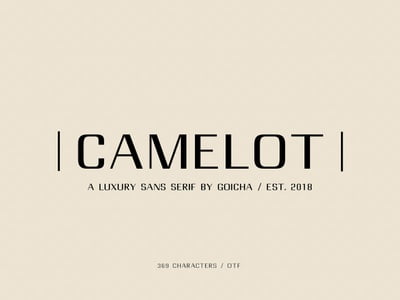Camelot - Luxury Sans Serif