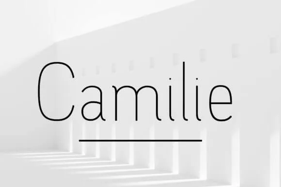 Camilie Family Font