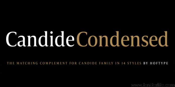 Candide Condensed Font Family