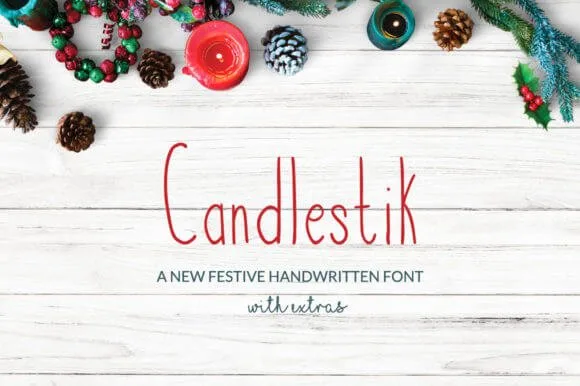 Candlestik Christmas Font