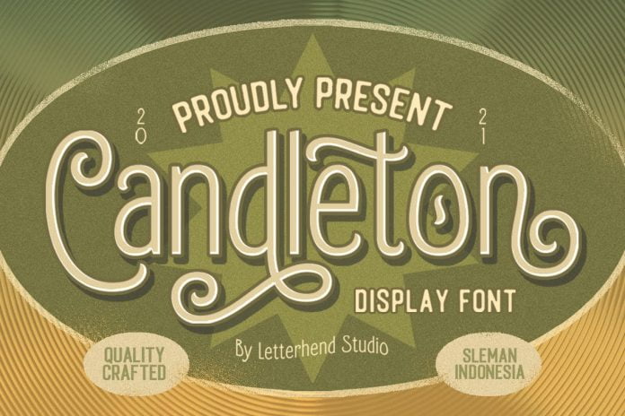 Candleton - Display Font