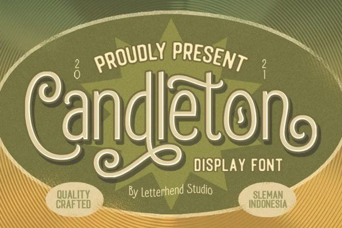 Candleton - Display Font