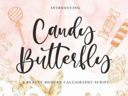 Candy Butterfly Font