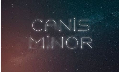 Canis Minor Font