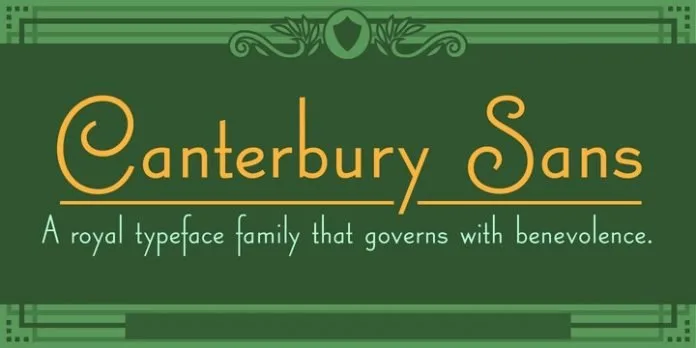 Canterbury Sans Font