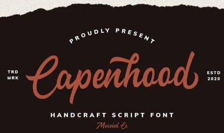 Capenhood HandLetter Font