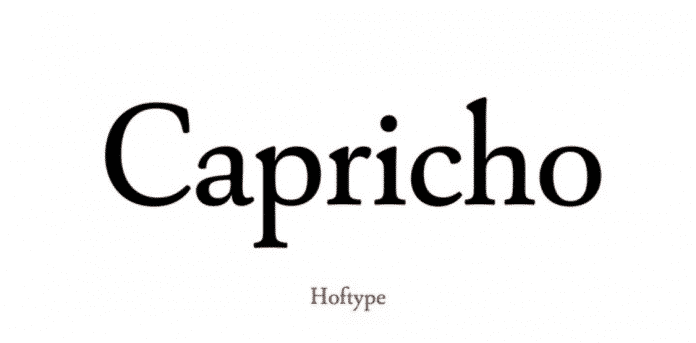 Capricho Font