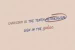 Capricorn Sign Font