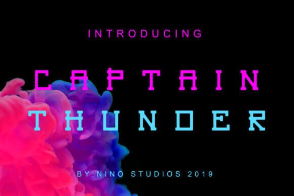 Captain Thunder Font