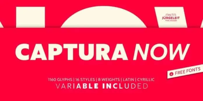 Captura Now - Geometric Sans Serif font