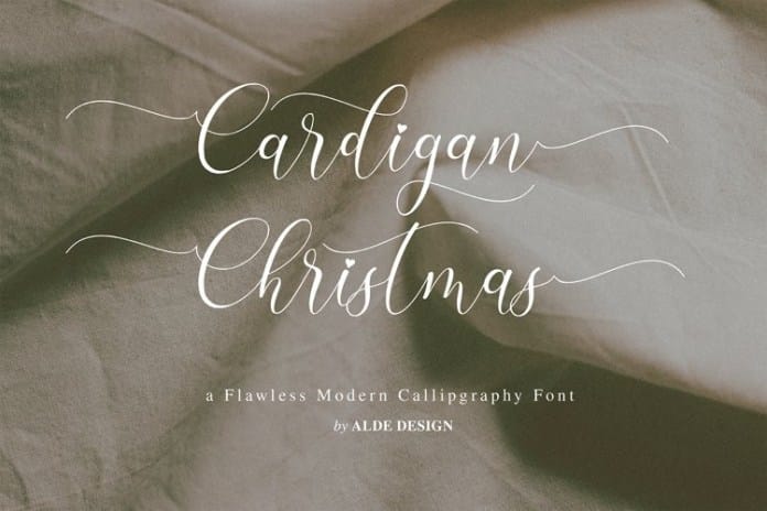 Cardigan Christmas Font