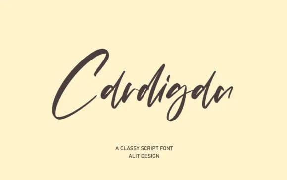 Cardigan Font