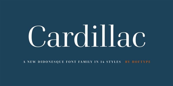 Cardillac Font Family