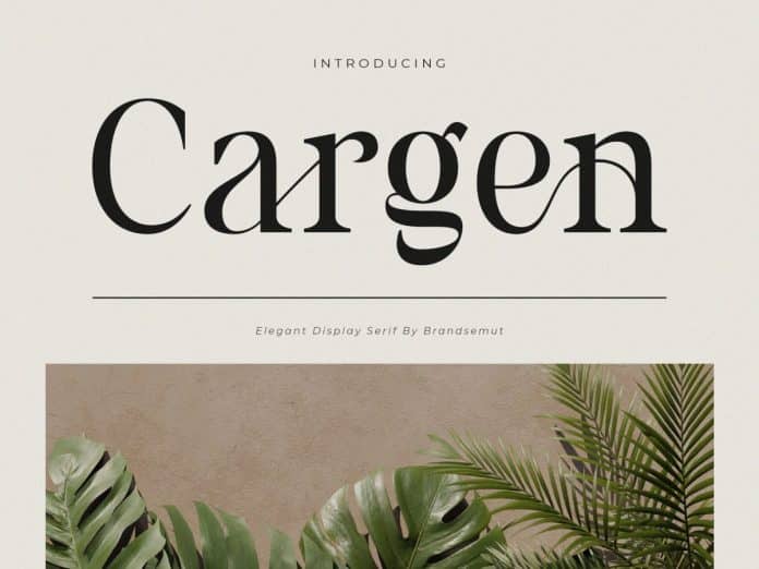 Cargen – Elegant Ligature Serif Font