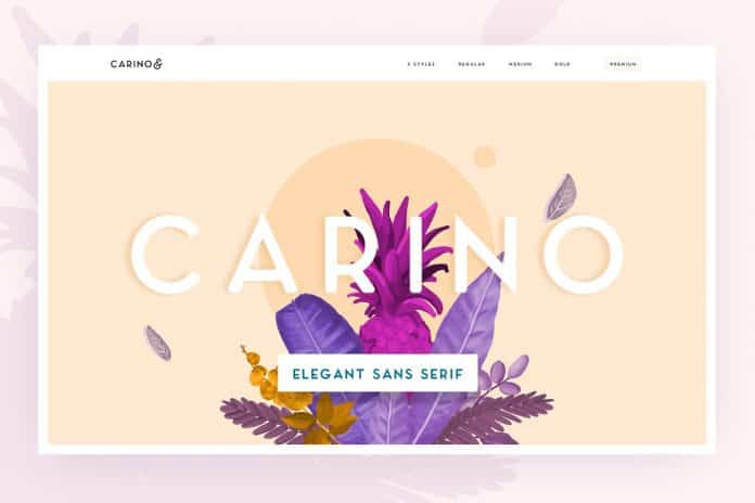 Carino - A Modern Elegant Sans Serif