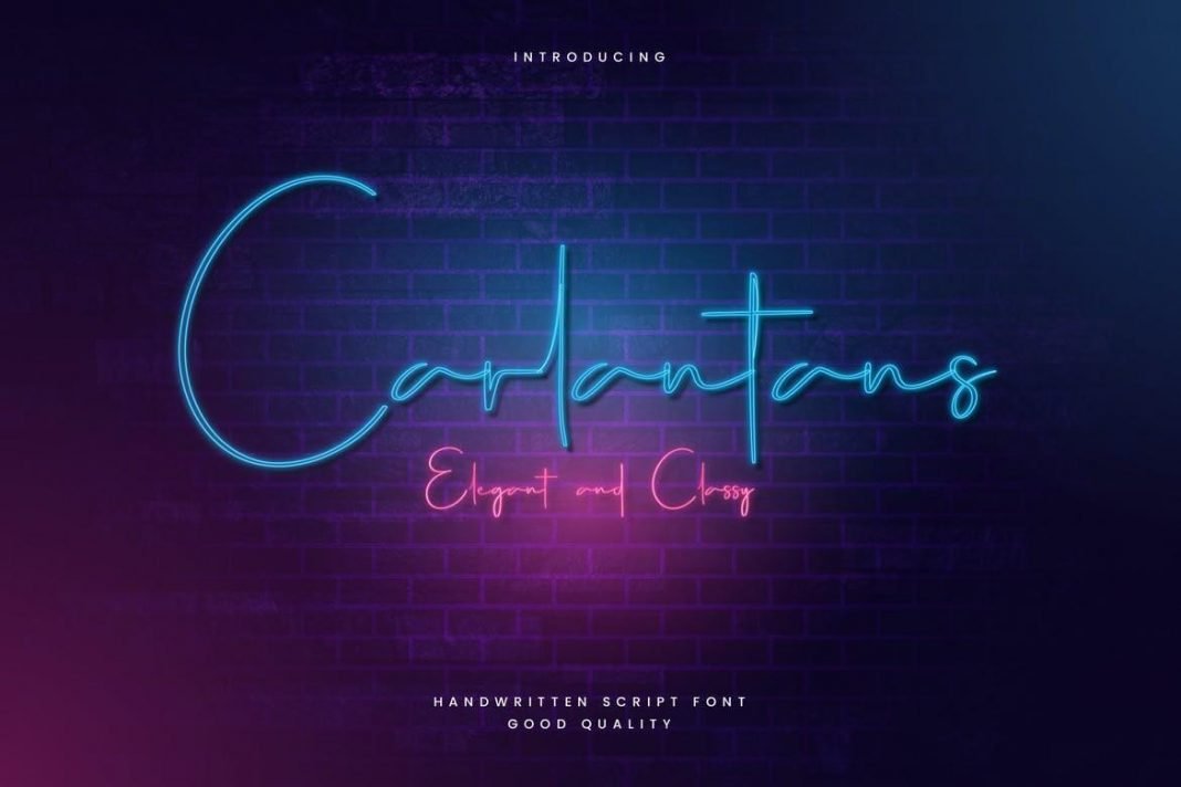 Carlantans - Elegant Signature Font