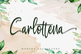 Carlottena Calligraphy Font