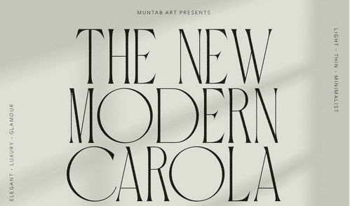 Carola - Modern Serif Font
