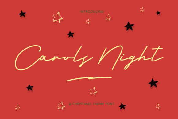 Carols Night Font