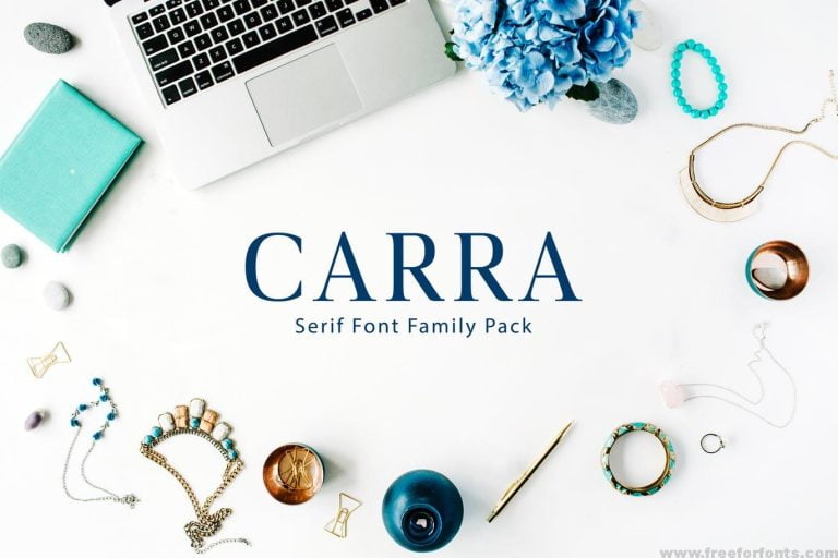 Carra Serif Font Family Pack Font Free Download