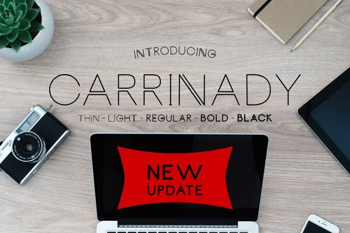 Carrinady Logotype Font