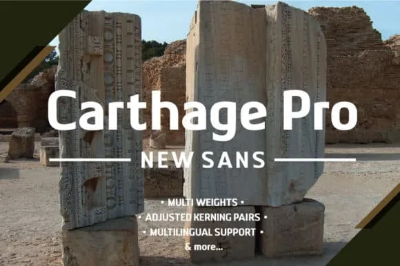 Carthage Pro Font