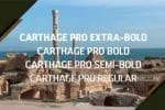 Carthage Pro Font