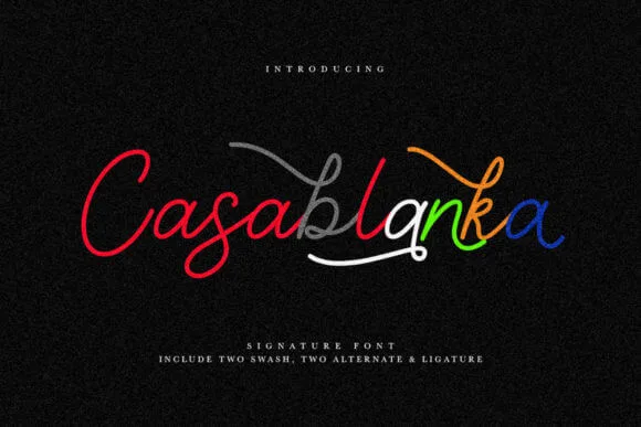 Casablanka Font