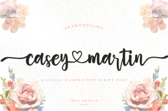 Casey Martin - Casual Handwritten Script Font