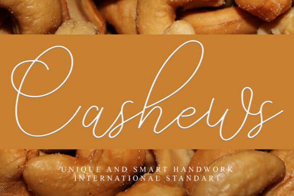 Cashews Font