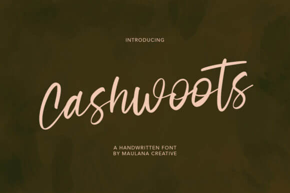 Cashwoots Font