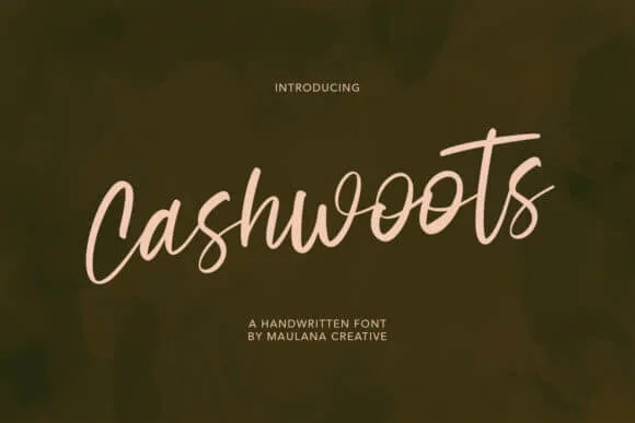 Cashwoots Font